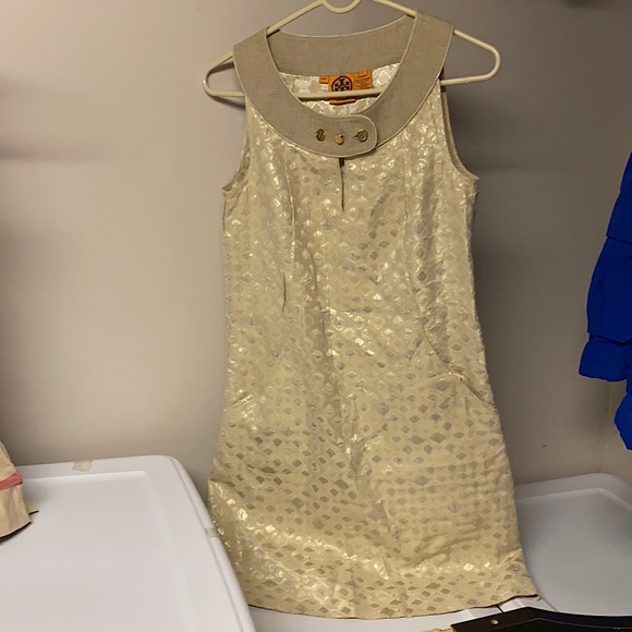 Tory Burch Dresses & Skirts - Tory Burch gold dress